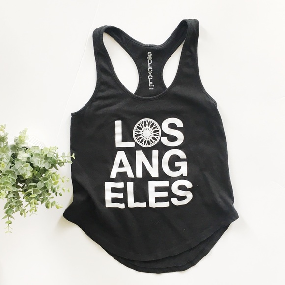 soulcycle Tops - Soulcycle Los Angeles Black Racerback Tank